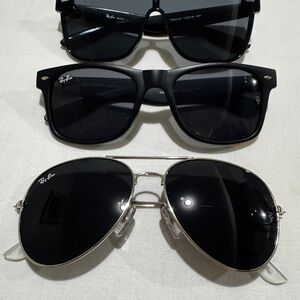 3x vintage RayBan Sunglasses!  UNISEX Wayfarer & Aviator Styles *FREE SHIPPING!*
